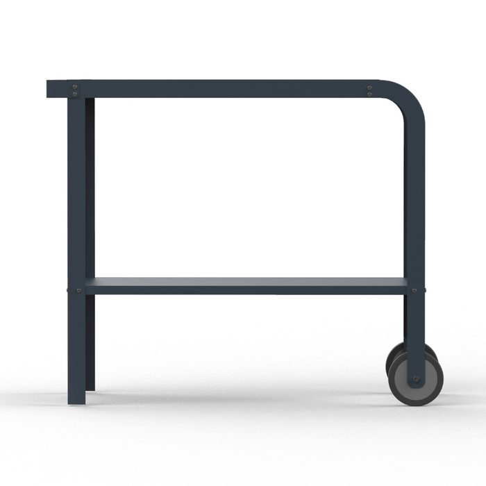 ZiiPa Vallone Garden Trolley with Shelf – Slate/Ardoise