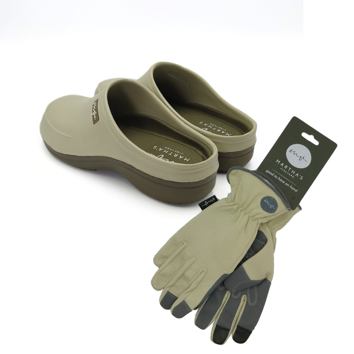 MARTHA'S VINEYARD Glove & Clog Set – Oyster