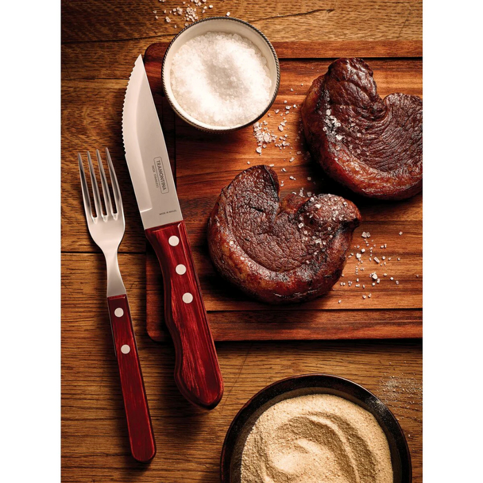TRAMONTINA 4-Piece Jumbo Steak Kinife Set