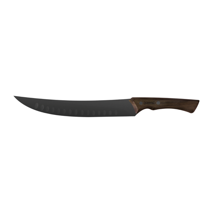 TRAMONTINA CHURRASCO Black Butcher Knife 10"