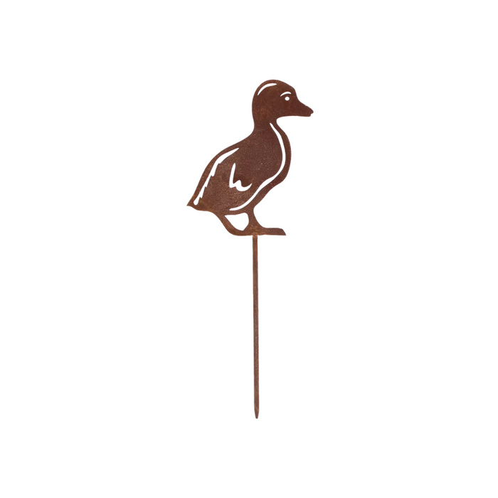 ESSCHERT DESIGN Duckling Silhouette Rust - Set of 3