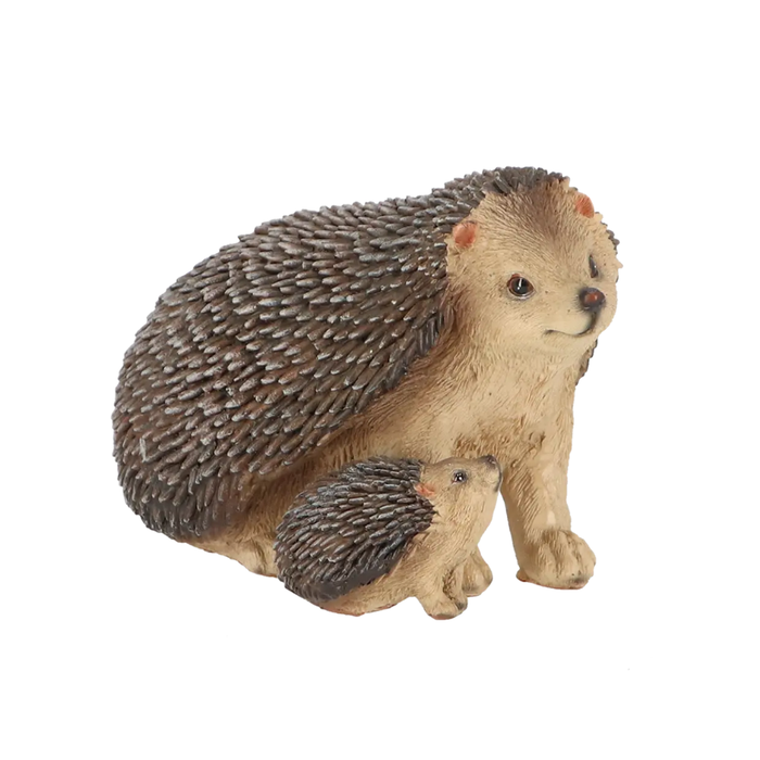 ESSCHERT DESIGN Hedgehog with Baby