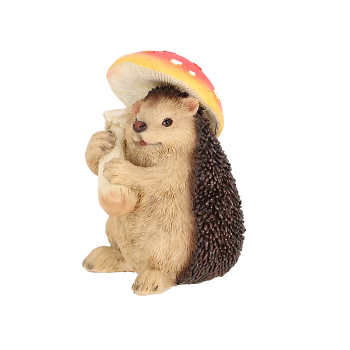 ESSCHERT DESIGN Fly Agaric with Hedgehog