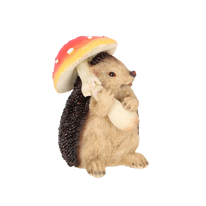 ESSCHERT DESIGN Fly Agaric with Hedgehog