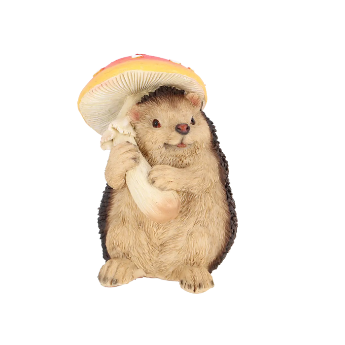 ESSCHERT DESIGN Fly Agaric with Hedgehog