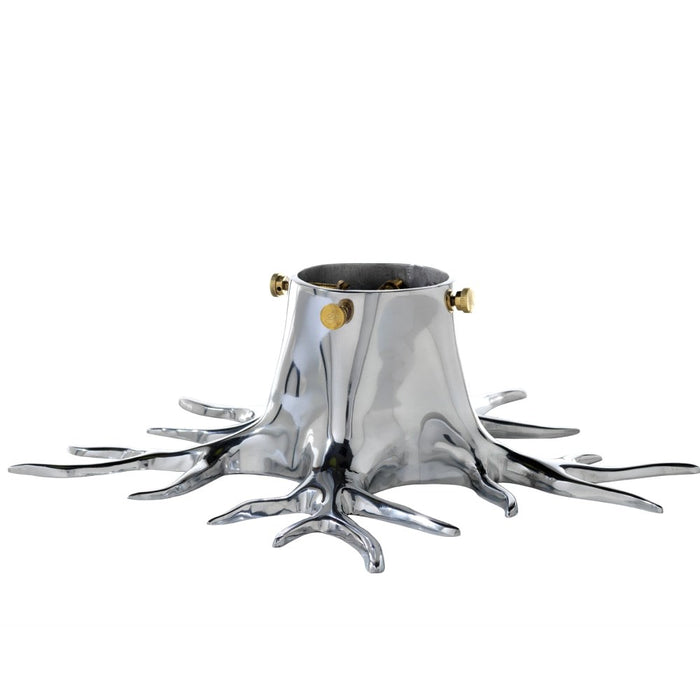 GARDEN GLORY Christmas Tree Stand " The Root" - Silver