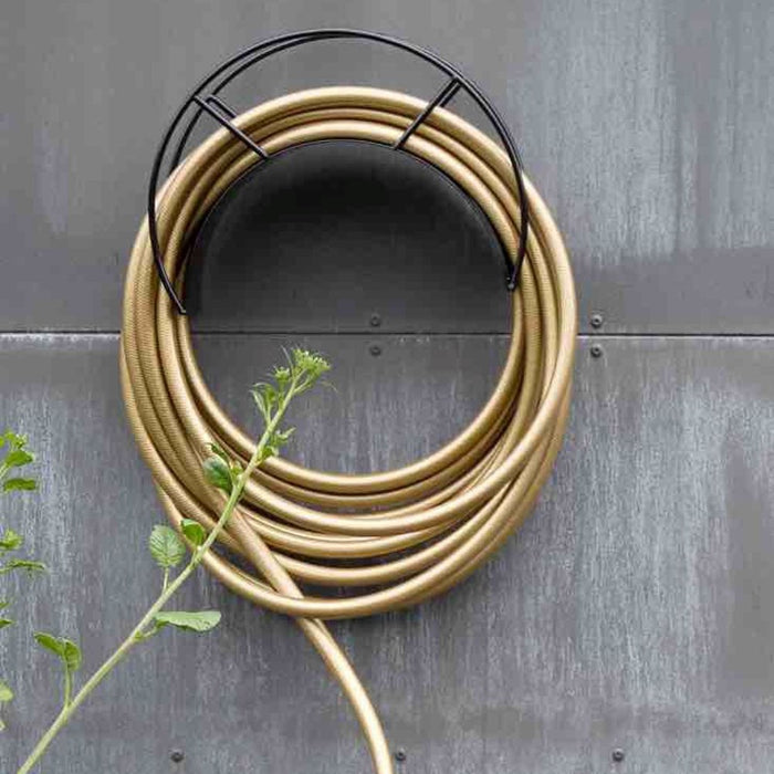 GARDEN GLORY Classic Wall Mount Hose Holder - Black Swan