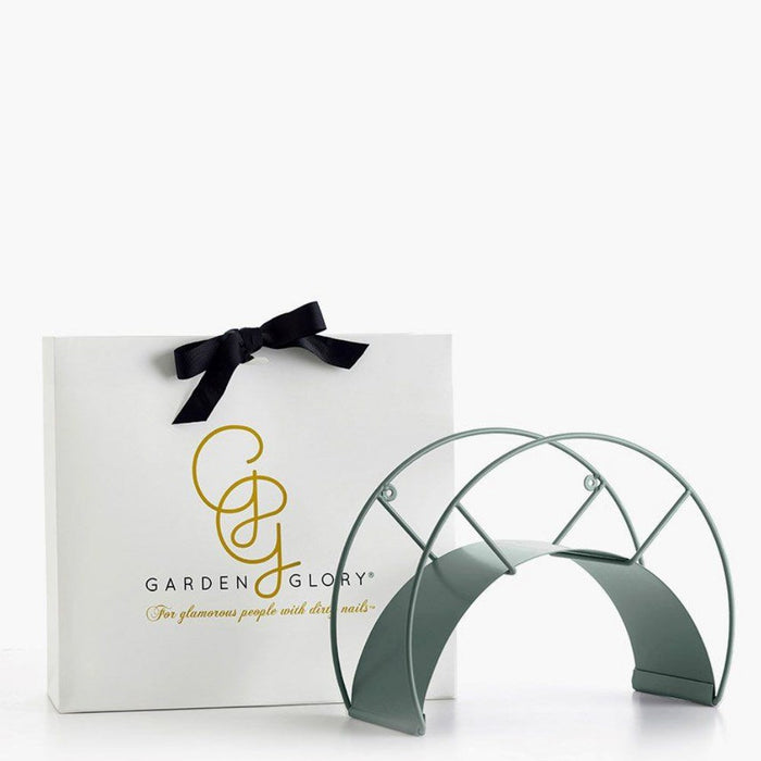 GARDEN GLORY Classic Wall Mount Hose Holder - Eucalyptus Leaf