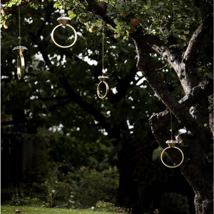 GARDEN GLORY Diamond Ring Bird Feeder