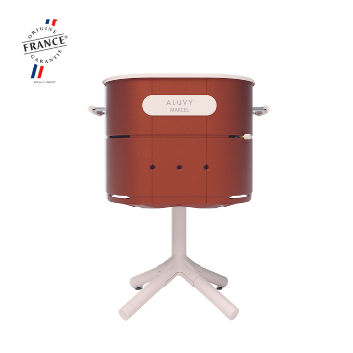 ALUVY MARCEL Original Charcoal Barbeque - Terracotta