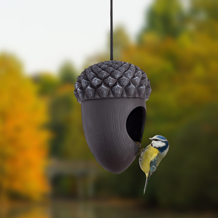 ESSCHERT DESIGN Bird Feeder - Black Acorn