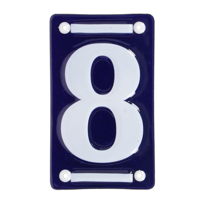 ESSCHERT DESIGN Enamel House Number - '8'