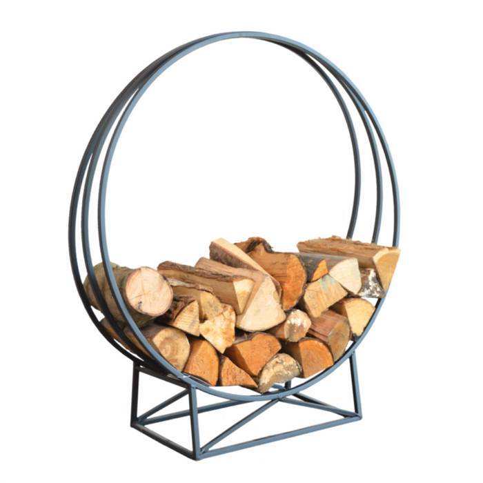 ESSCHERT DESIGN Round Iron Log Rack