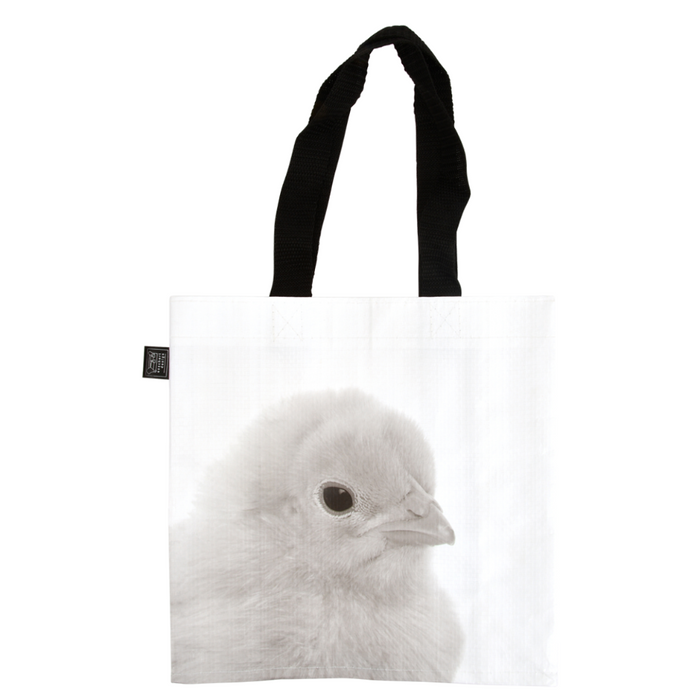 ESSCHERT DESIGN Small Monochrome Shopping Bag - Chicken