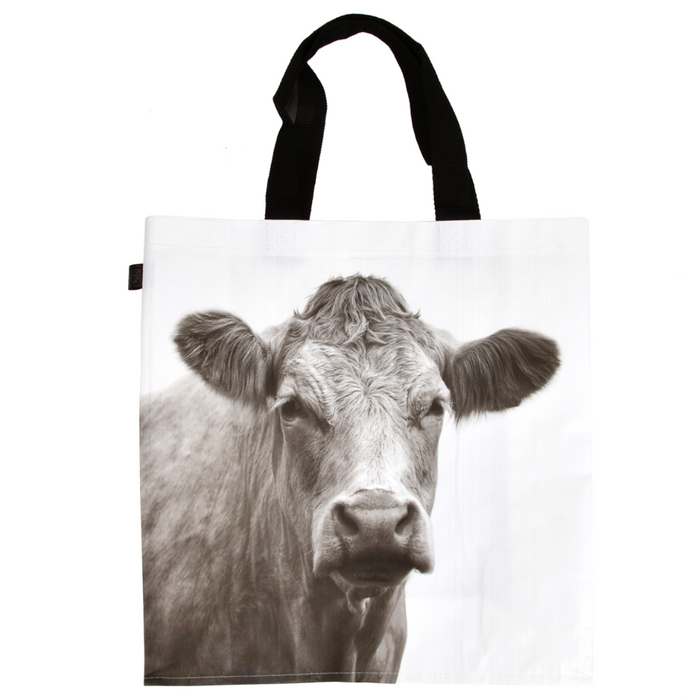 ESSCHERT DESIGN Large Monochrome Shopping Bag - Cow