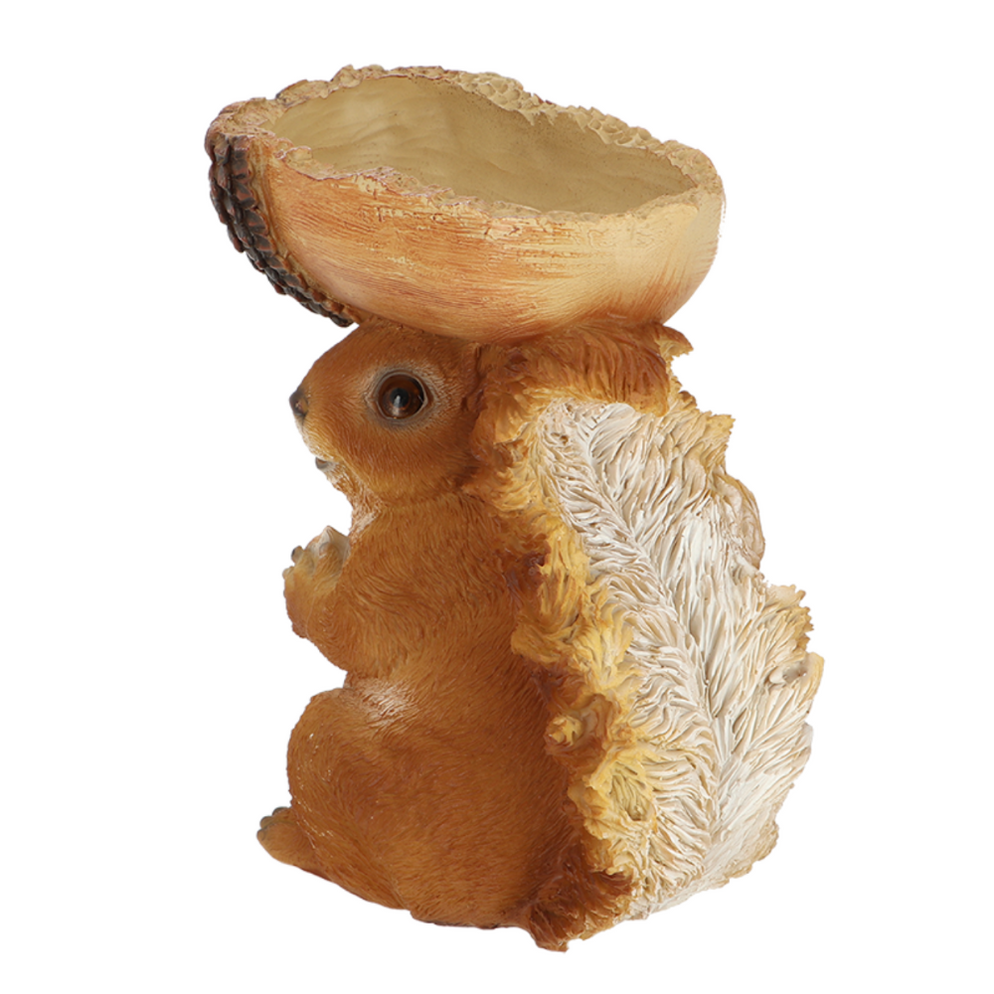 ESSCHERT DESIGN Squirrel W/ Acorn Bowl Statue — Core Supply Group Pty Ltd