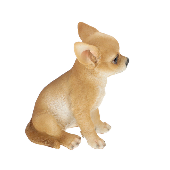 ESSCHERT DESIGN Sitting Chihuahua Statue - Brown