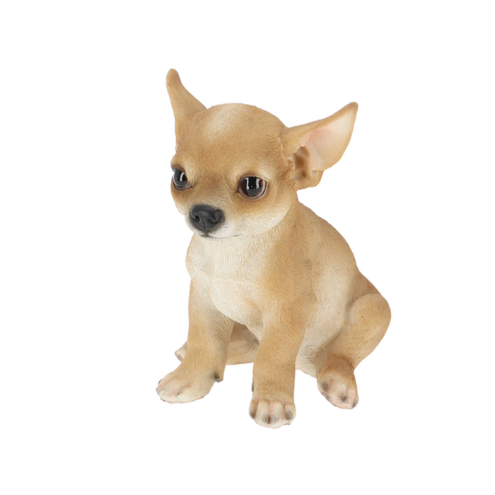 ESSCHERT DESIGN Sitting Chihuahua Statue - Brown