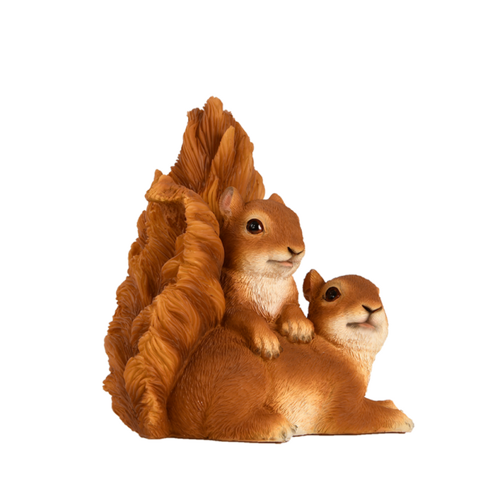 ESSCHERT DESIGN Two Squirrels Statue