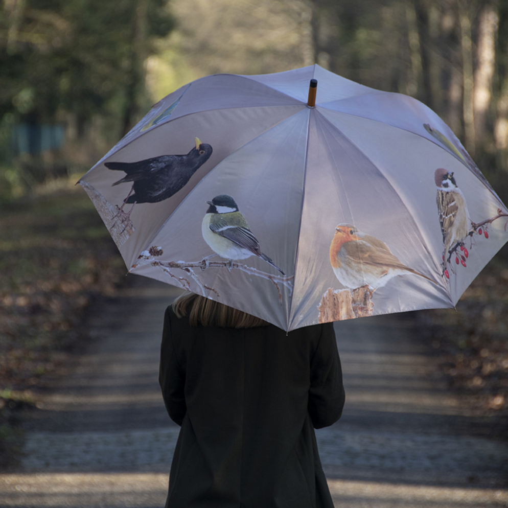 ESSCHERT DESIGN Umbrella - Winter Birds — Core Supply Group Pty Ltd