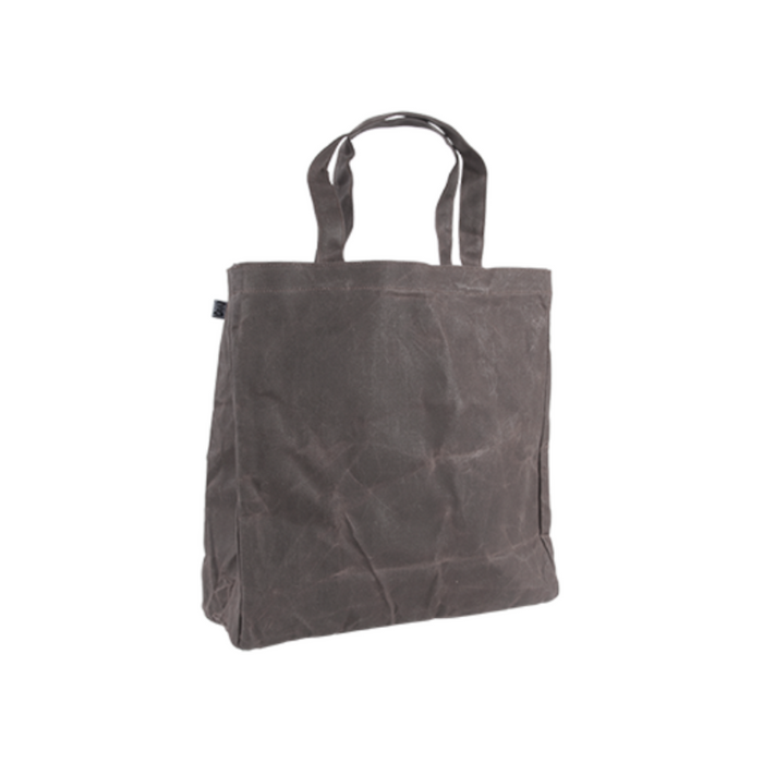 ESSCHERT DESIGN Waxed Canvas Shopping Bag - Grey