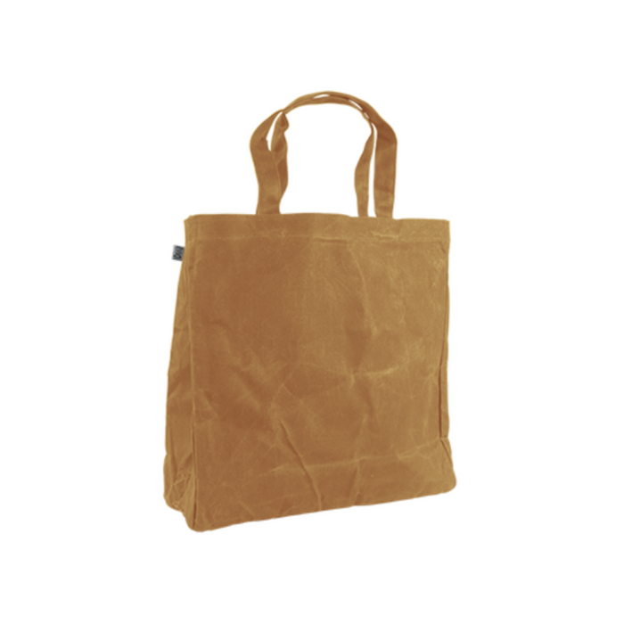 ESSCHERT DESIGN Waxed Canvas Shopping Bag - Light Brown