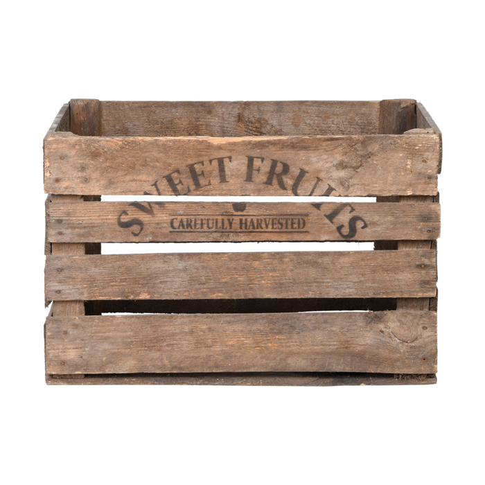 ESSCHERT DESIGN Wooden Apple Crate