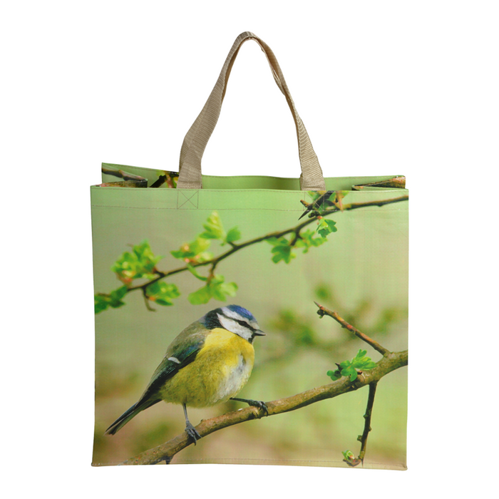 ESSCHERT DESIGN 'Nature Print' Shopping Bag - Blue Tit