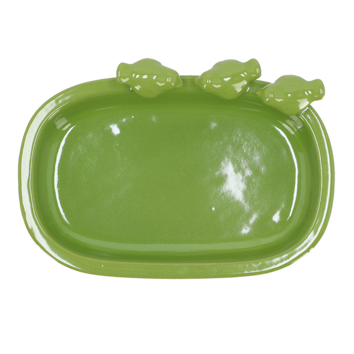 ESSCHERT DESIGN 'Nature Shades' Bird Bath - Green