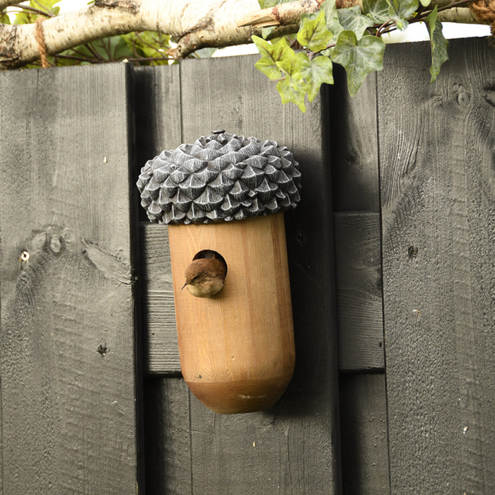 ESSCHERT DESIGN Wren Nesting Box - Acorn