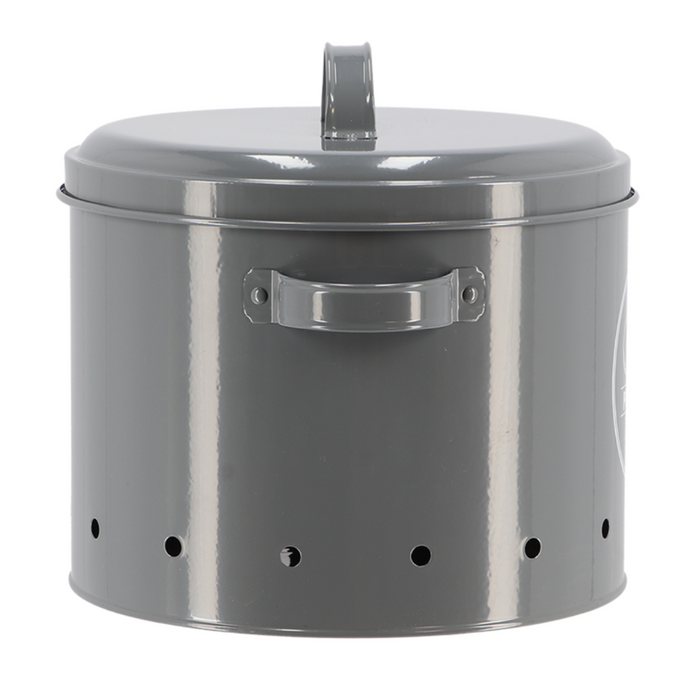 ESSCHERT DESIGN Potato Storage Tin - Grey