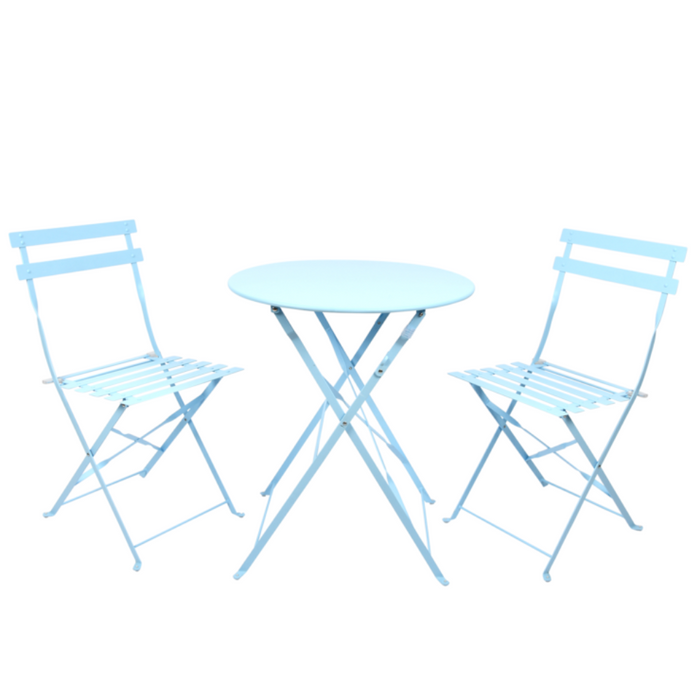 ESSCHERT DESIGN Blue Bistro Furniture Set