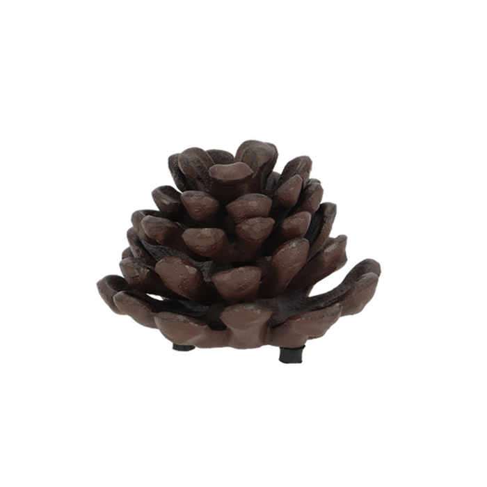 ESSCHERT DESIGN Cast Iron Pinecone Candle Holder - Large