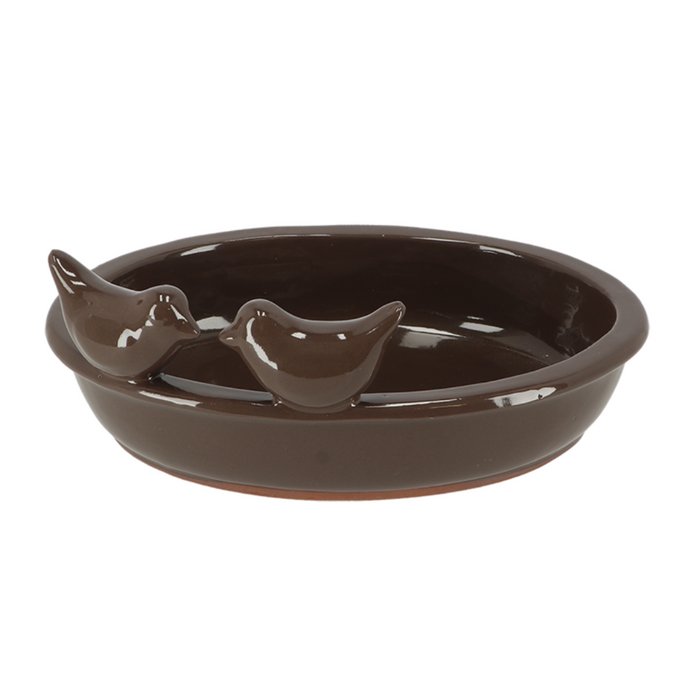 ESSCHERT DESIGN Desert Dream Birdbath - Taupe