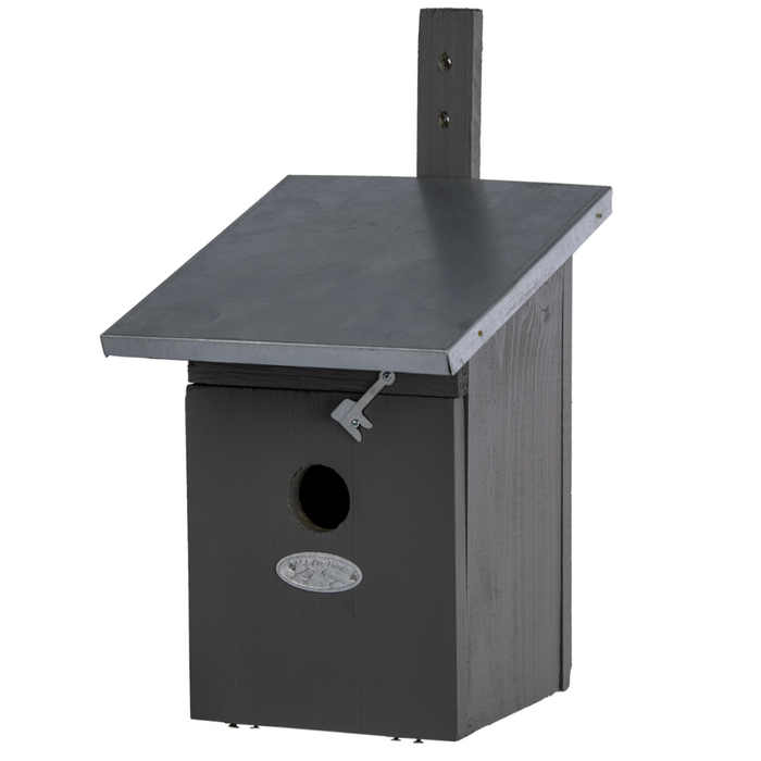 ESSCHERT DESIGN Great Tit Nesting Box Grey