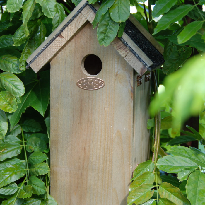 ESSCHERT DESIGN Great Tit Nesting Box With Bitumen Roof