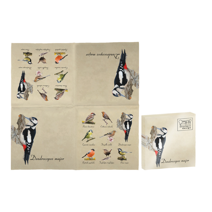 ESSCHERT DESIGN Paper Napkins 20pk - Birds