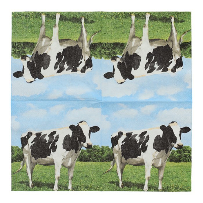 ESSCHERT DESIGN Paper Napkins 20pk - Cow