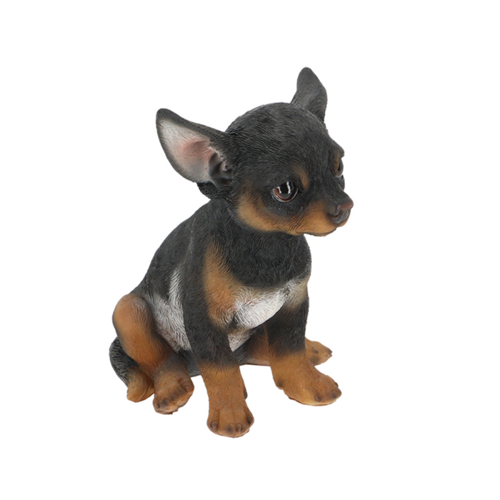 ESSCHERT DESIGN Sitting Chihuahua Statue - Set of 2