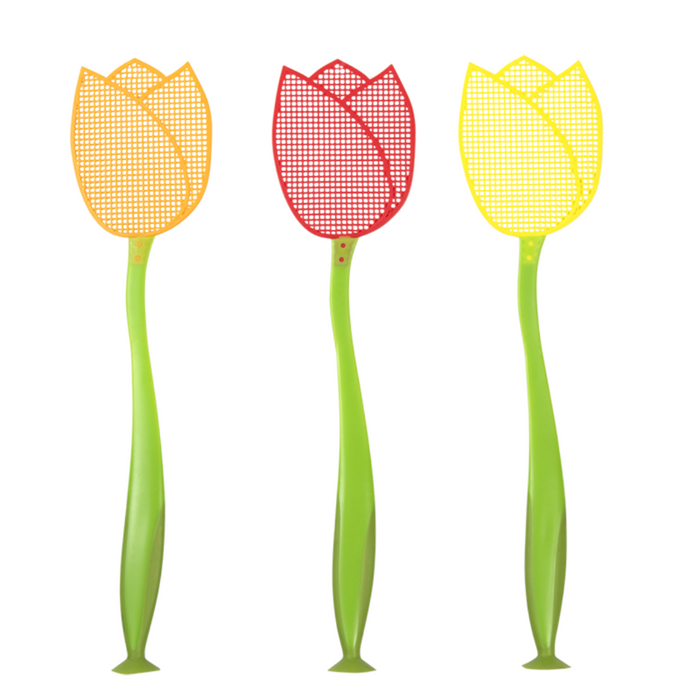 ESSCHERT DESIGN Tulip Fly Swat - Set of 3