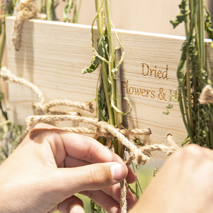 ESSCHERT DESIGN Wooden Herb & Flower Drying Rack