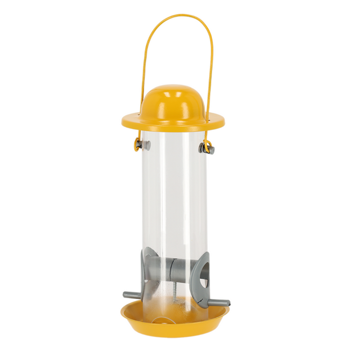 ESSCHERT DESIGN 'Nature Shades' Silo Bird Feeder - Ochre