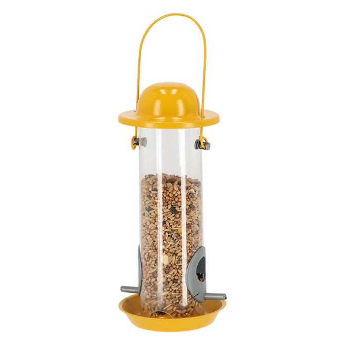 ESSCHERT DESIGN 'Nature Shades' Silo Bird Feeder - Ochre