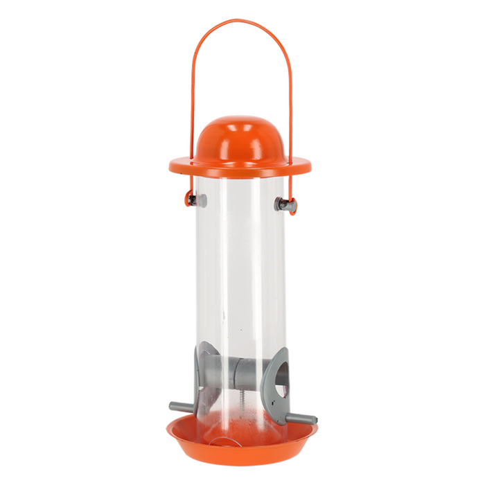 ESSCHERT DESIGN 'Nature Shades' Silo Bird Feeder - Orange