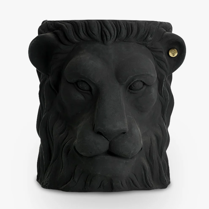 GARDEN GLORY Lion Pot Large - Black