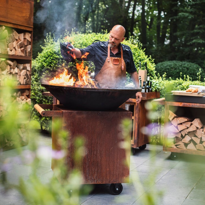 OFYR Pro + Classic Grill 120 - Corten Steel