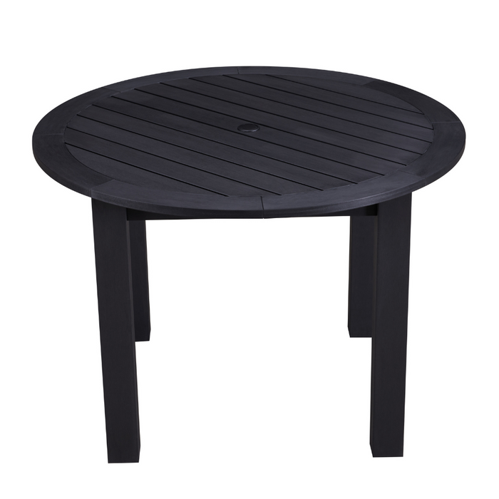 WINAWOOD Round Dining Table - 1100mm - Charcoal Grey