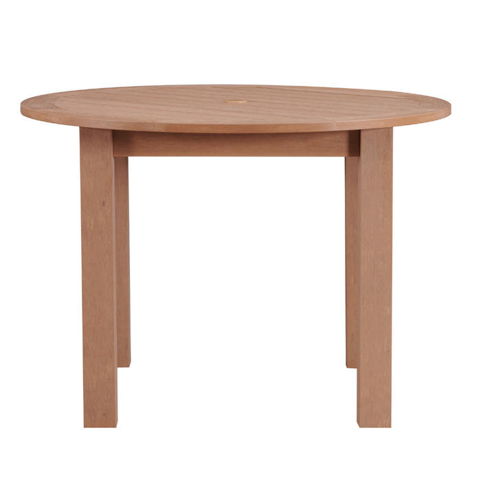 WINAWOOD Round Dining Table - 1100mm - New Teak