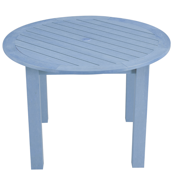 WINAWOOD Round Dining Table - 1100mm - Powder Blue