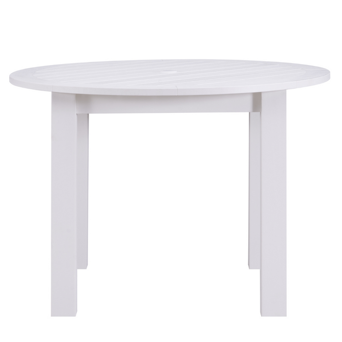 WINAWOOD Round Dining Table - 1100mm - White